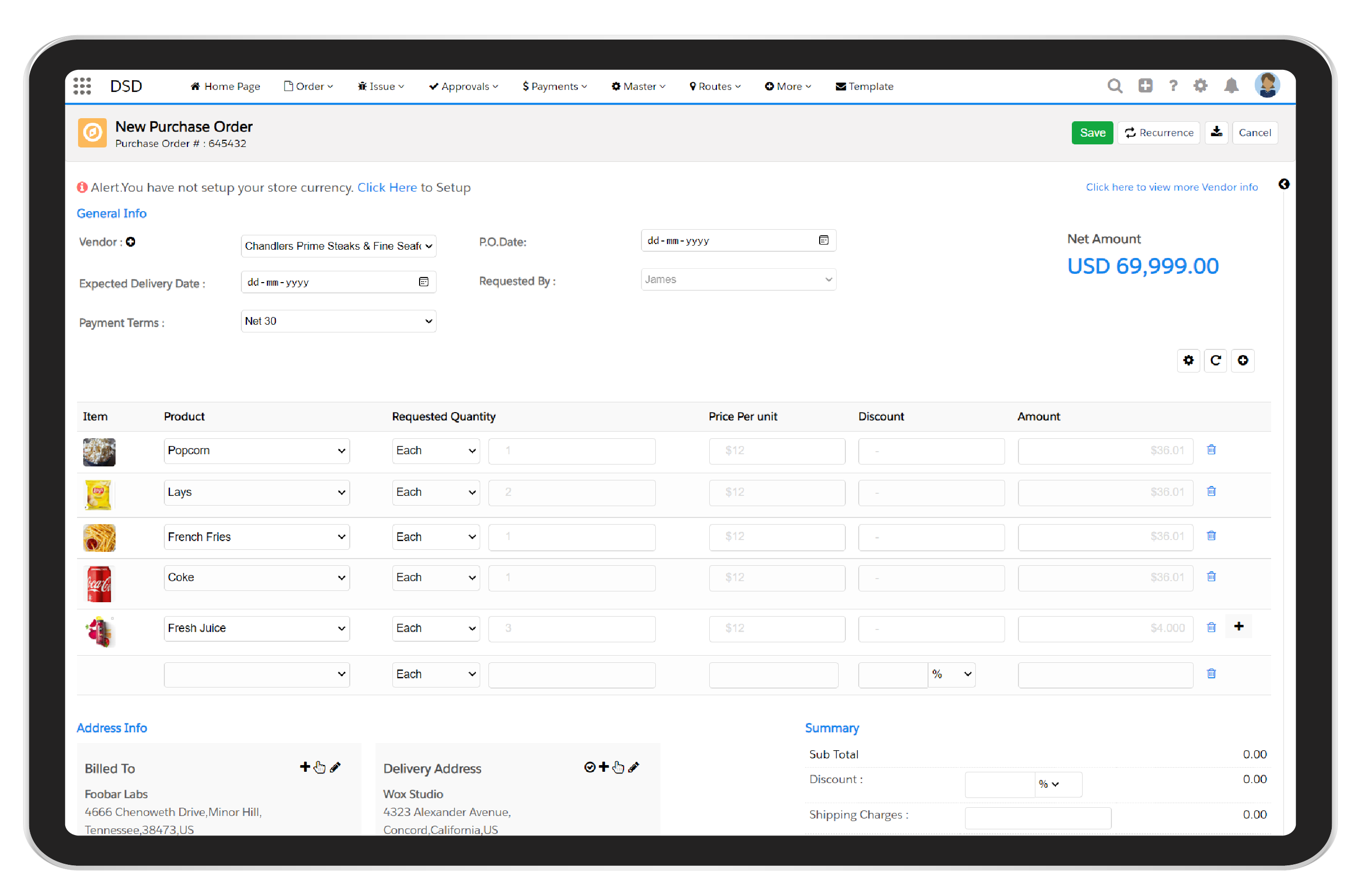 PO Management Software